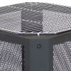 16 Inch Small Grelha Square Outdoor Fire Pit with Grilling Grate