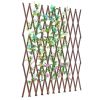Outdoor 59-inch Tall Extendable Wood Lattice Garden Trellis