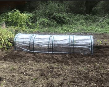 Portable Tunneled Greenhouse With 4 Zippered Doors, Water UV Fighting PVC Cover (Option: Dark Green Clear)