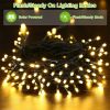 12M 100 LEDs Solar String Fairy Lights Outdoor String Lamps Garden Xmas Decor Lamp