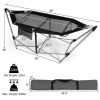 Portable Camping Foldable Hammock with Stand and Carry Case