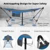 Portable Camping Foldable Hammock with Stand and Carry Case