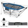 Portable Camping Foldable Hammock with Stand and Carry Case