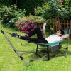 Portable Camping Foldable Hammock with Stand and Carry Case