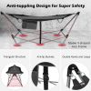 Portable Camping Foldable Hammock with Stand and Carry Case